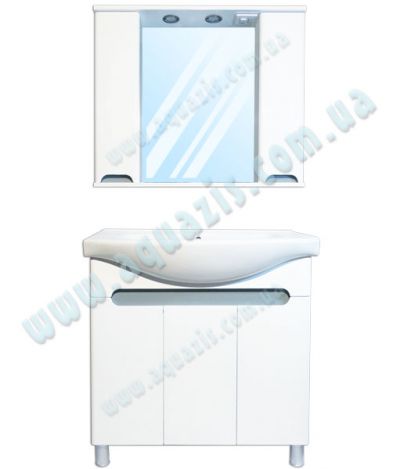 Мебелі для ванної: Мини-Комплект мебели для ванной "Ява Т-17 Z-11" Изео 85