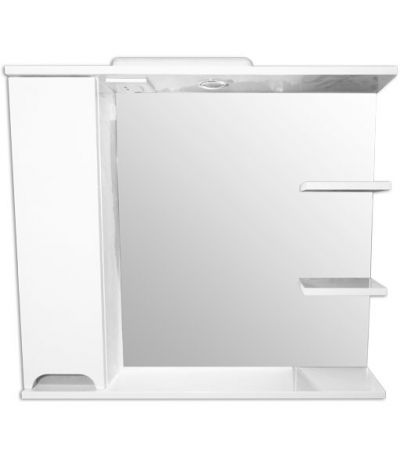 Мебель для ванной Аквазис: Зеркало в ванную Z2 Ява 80 Левое