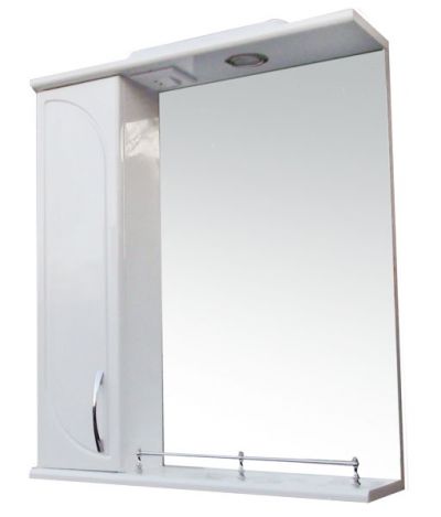 Мебель для ванной Аквазис: Зеркало в ванную Z1 Никос 55 Л