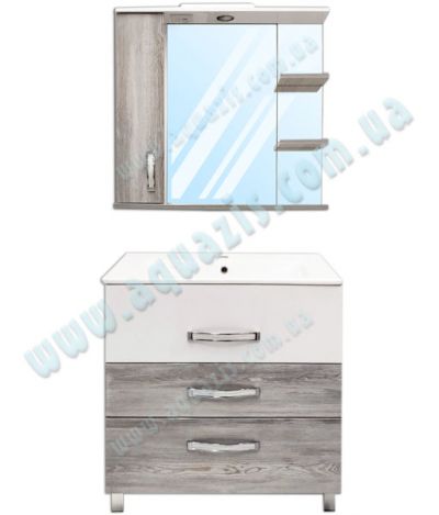 Мебель для ванной Аквазис: Мини-Комплект мебели для ванной 
