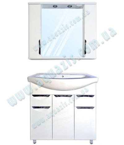Мебелі для ванної: Мини-Комплект мебели для ванной "Гренада Т-16 Z-11" 85