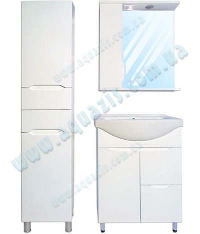 Мебелі для ванної: Гарнітур меблів для ванної "Альба Т-4 Z-1Л" 40+65