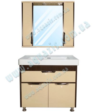 Мебелі для ванної: Мини-Комплект мебели для ванной "Консул Венге БЕЖ Т-6 Z-11" 100