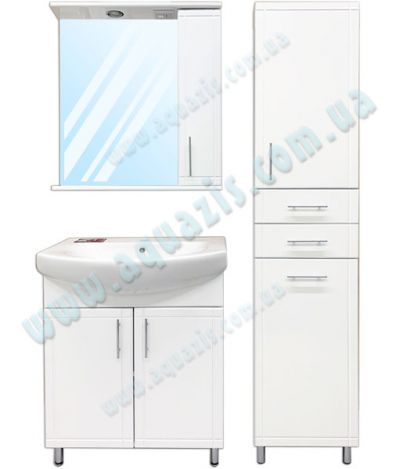 Мебелі для ванної: Мини-Комплект мебели для ванной "Классик Т-1 Z1" 70-40